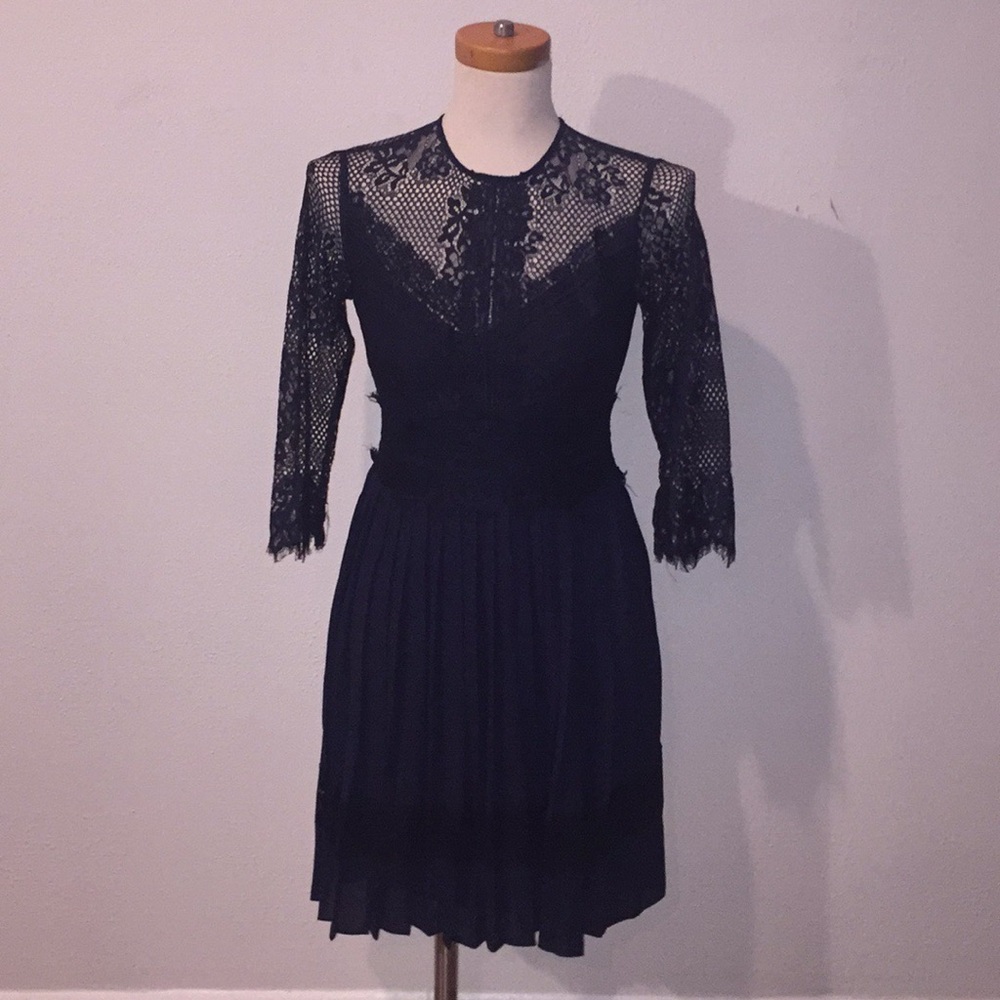 Alex Marie navy blue lace dress size 2